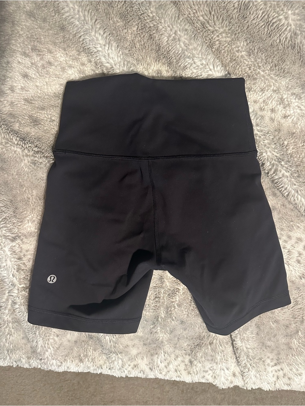lululemon athletica Black High-Rise Bike Shorts